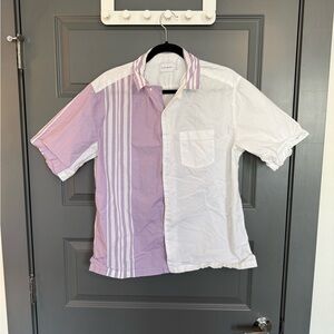 Topman Purple and White Casual Shirt